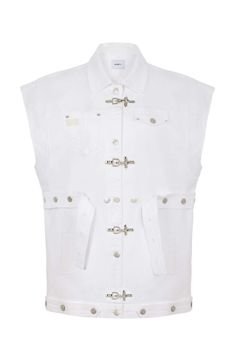 Haily Vest White - Görsel 3