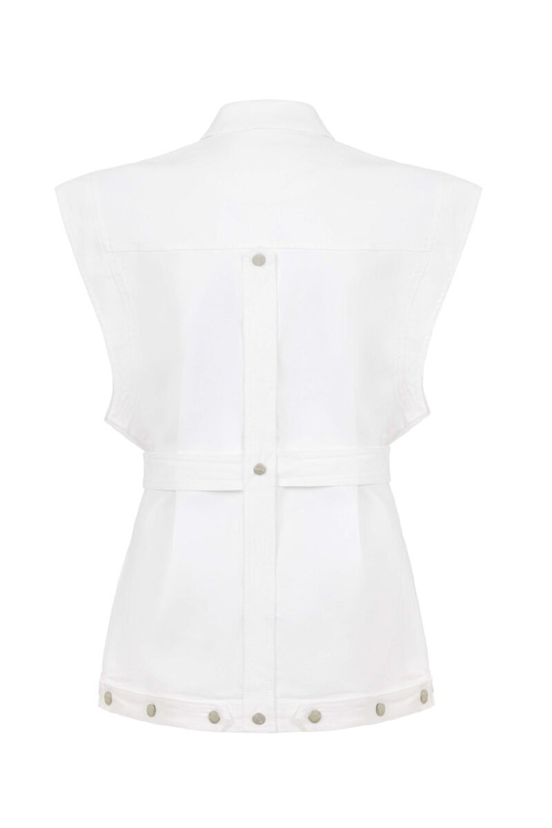 Haily Vest White - Görsel 2
