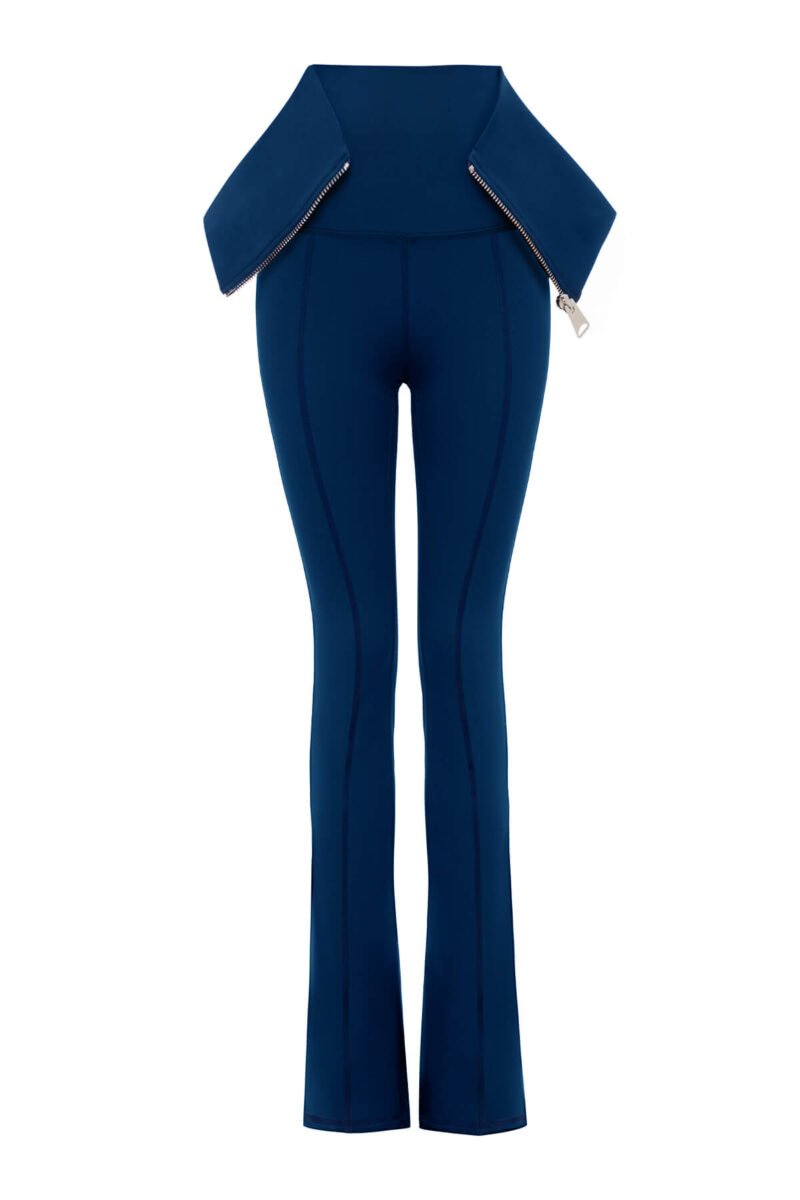 Annalisa Corset Flare Leggings Blue - Görsel 5