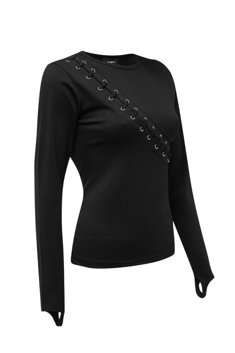 Clare Top Black - Görsel 2
