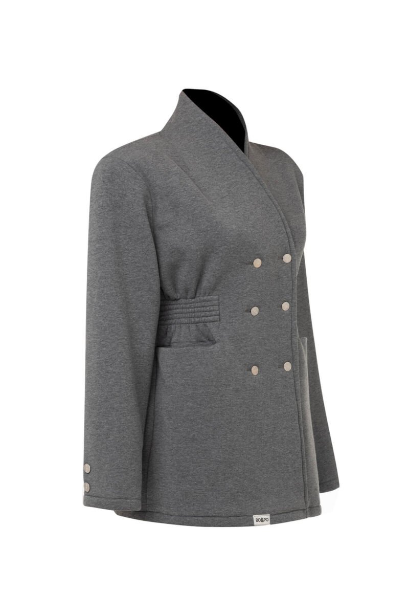 Jassy Sweat Jacket Gray - Görsel 2