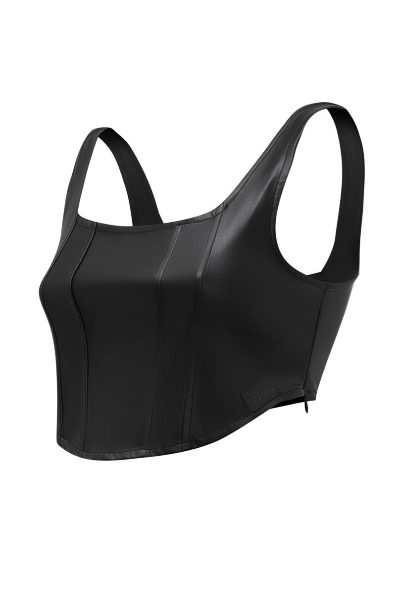 Jou Leather Top - Görsel 2