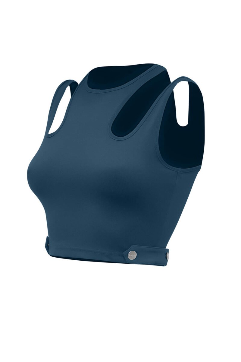 Lisa Top Oil Blue - Görsel 2