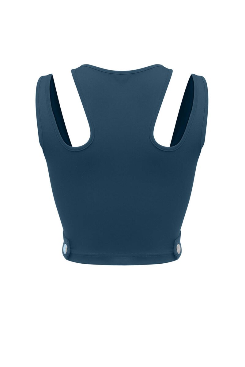 Lisa Top Oil Blue - Görsel 3
