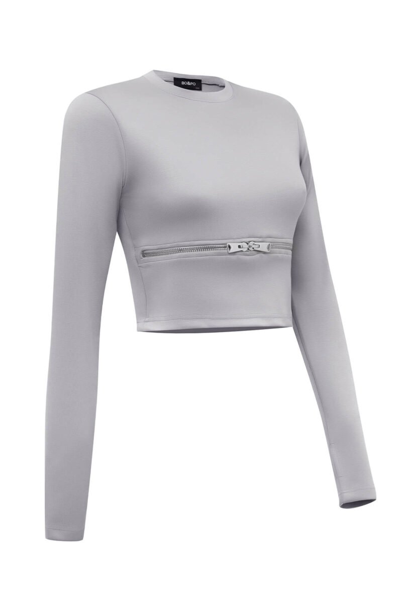 Pansy Top Gray - Görsel 4