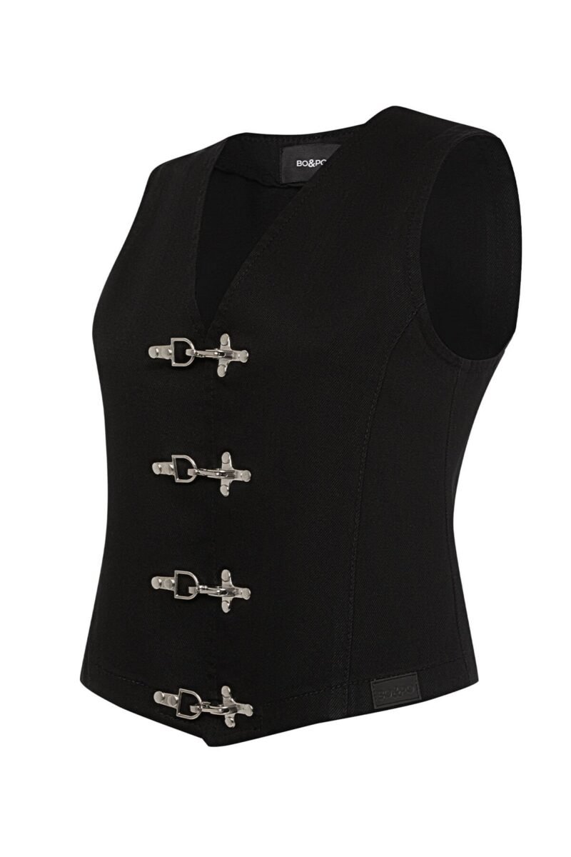 Jeanne Vest Black - Görsel 3