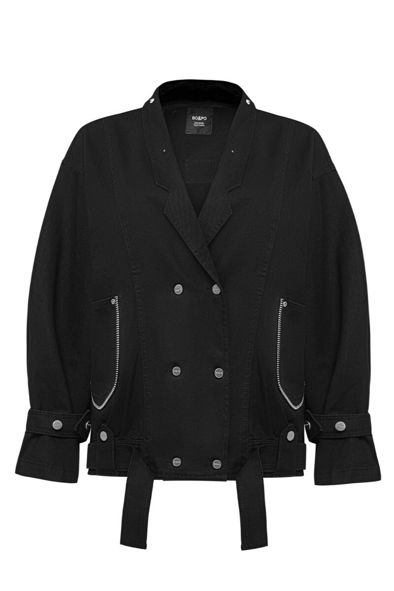 Juana Denim Jacket Black - Görsel 3