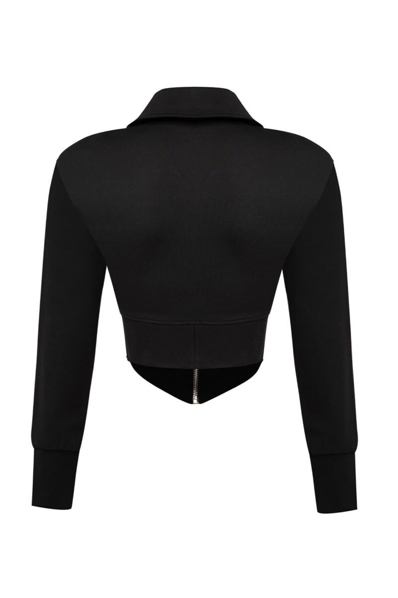 Pera Corset Top - Black - Görsel 3