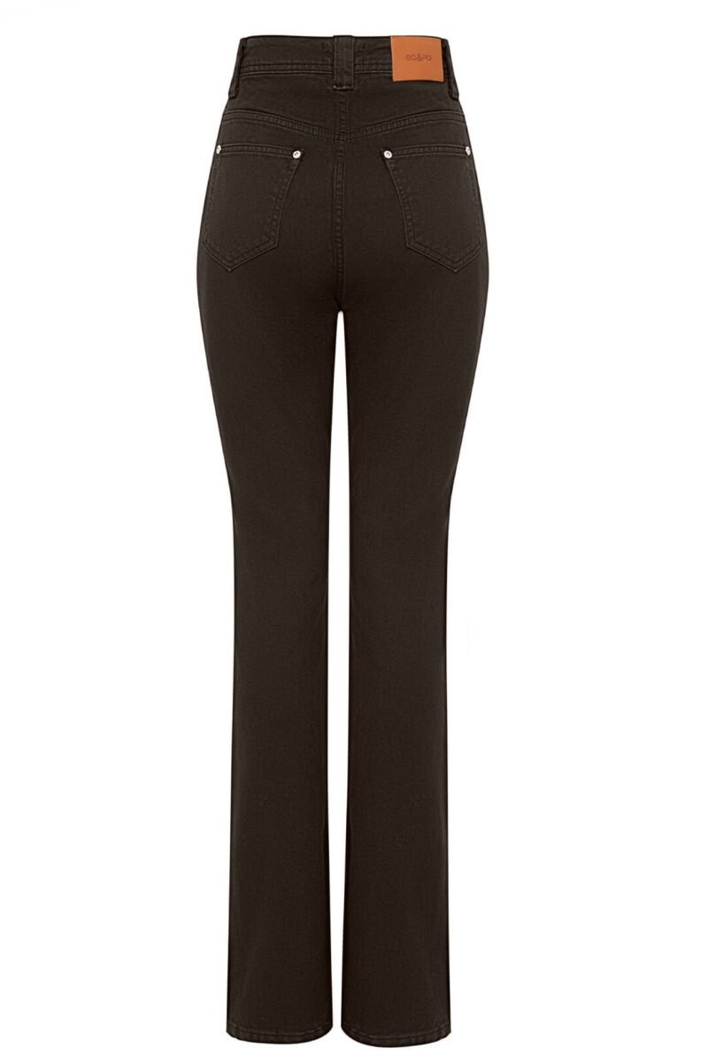 Gaia Flare Jeans Brown - Görsel 2