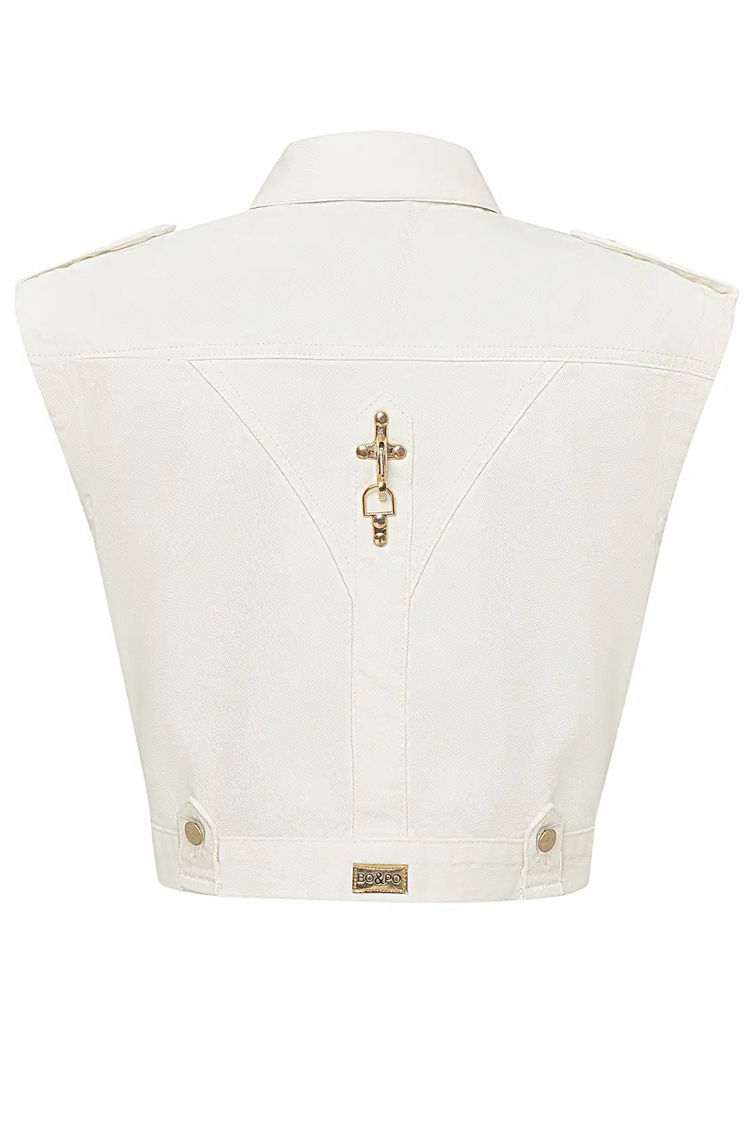 Gaia Vest Cream - Görsel 3