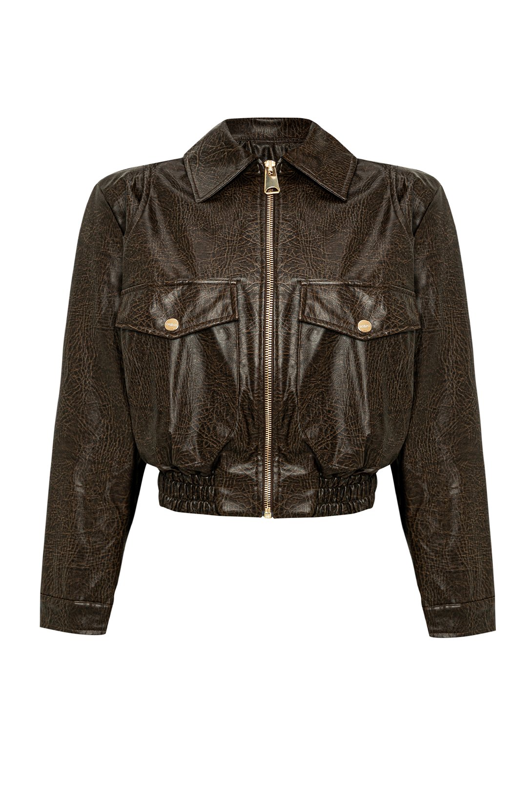 Meghan Leather Jacket Brown