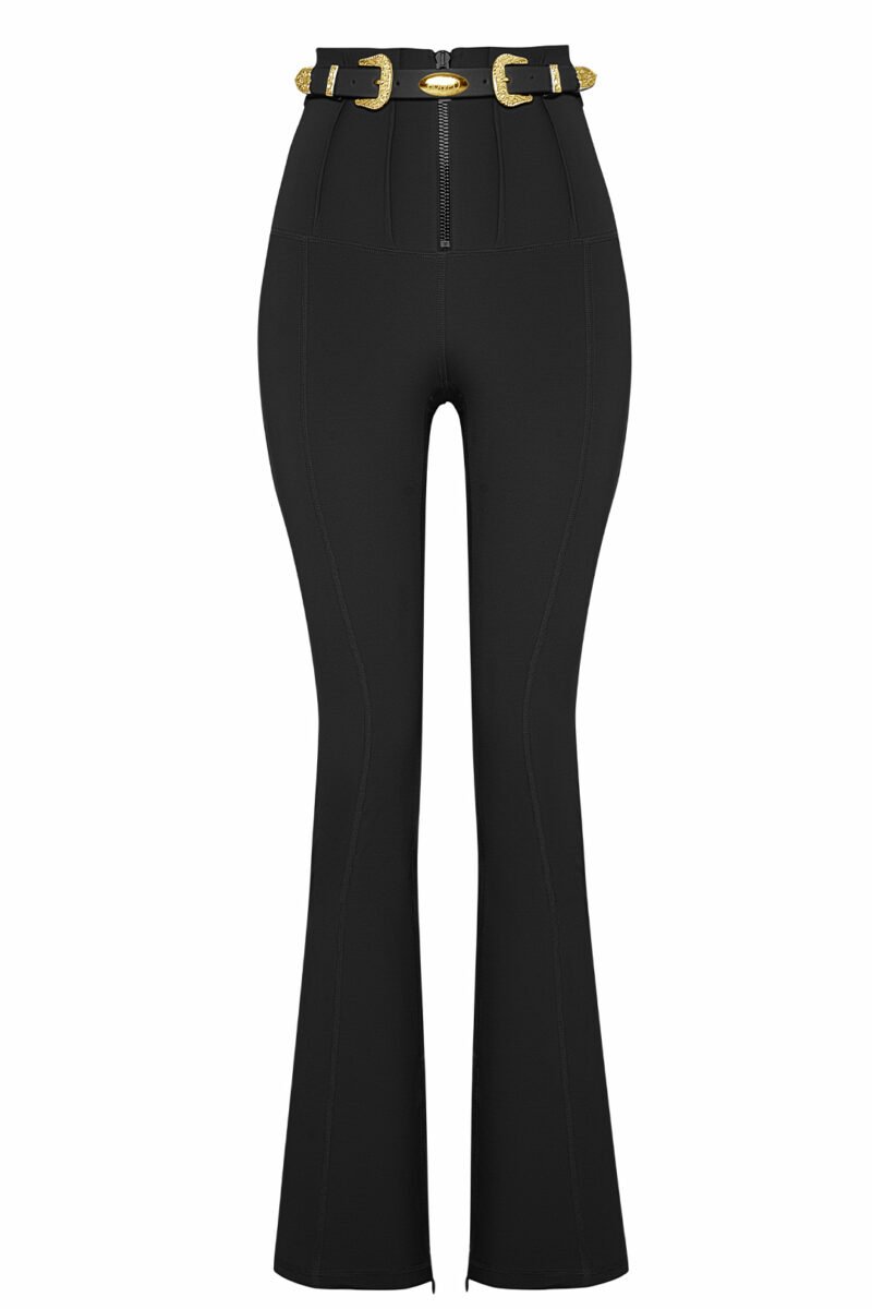 Nill Flare Leggins - Black Gold