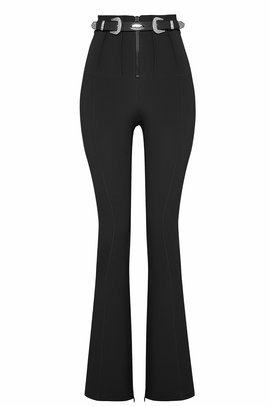 Nill Flare Leggins - Black Silver