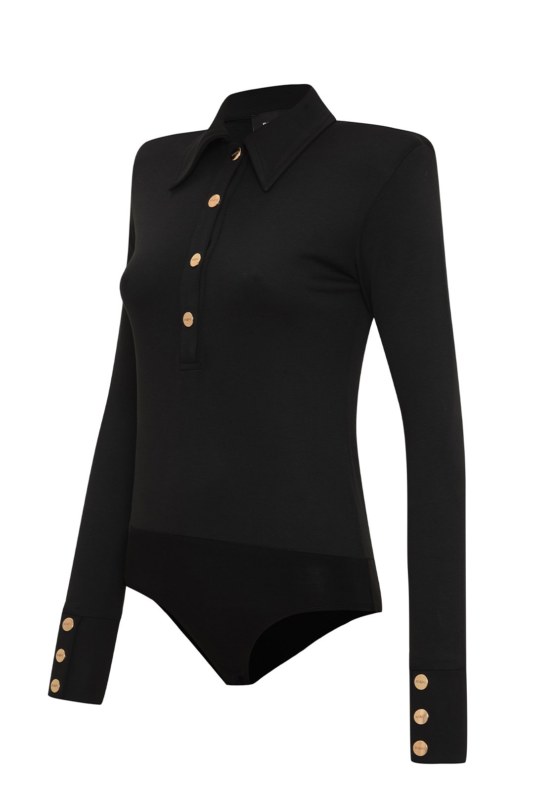 Tara Denim Top - Black - Görsel 3