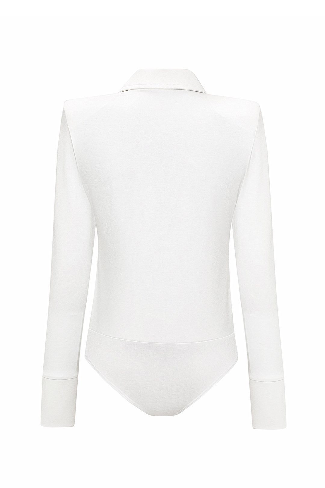 Tara Denim Top - White - Görsel 4