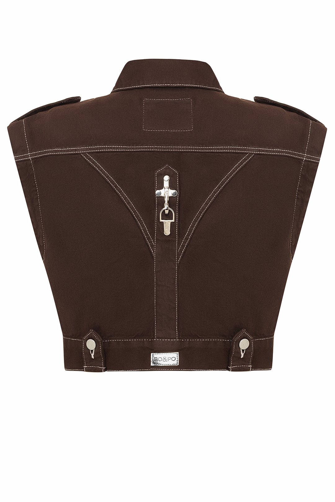 Gaia Vest Brown