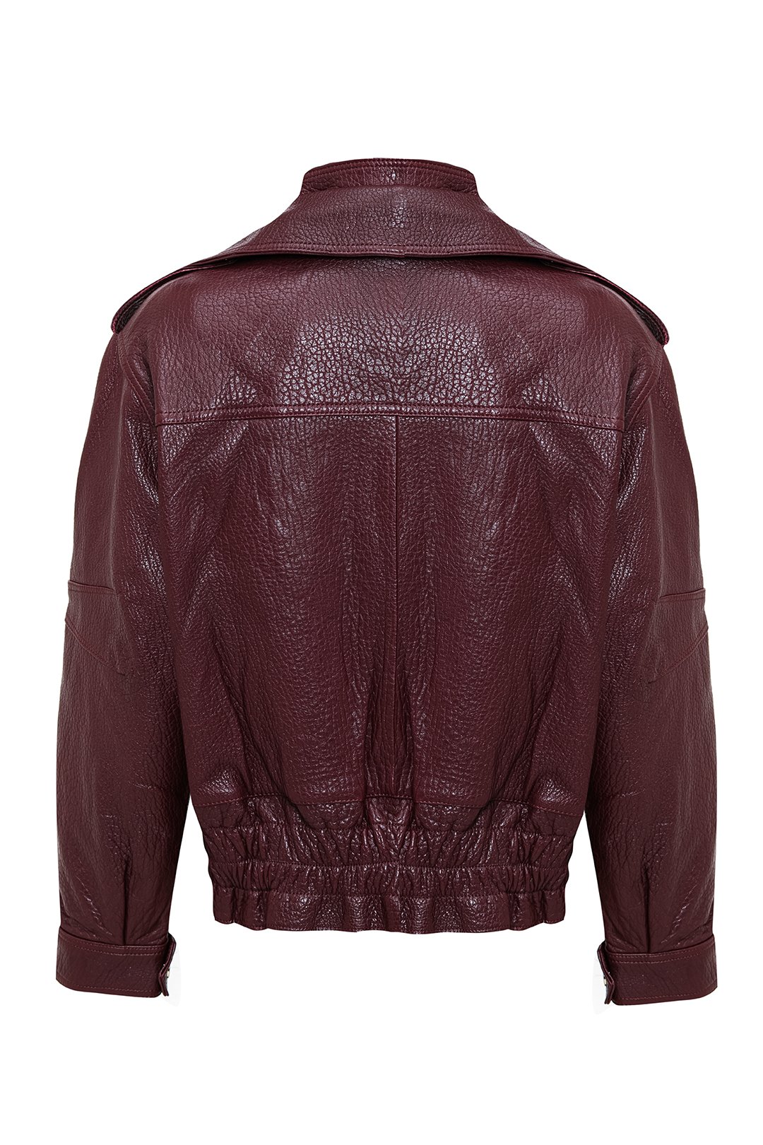 Agata Leather Jacket - Görsel 5