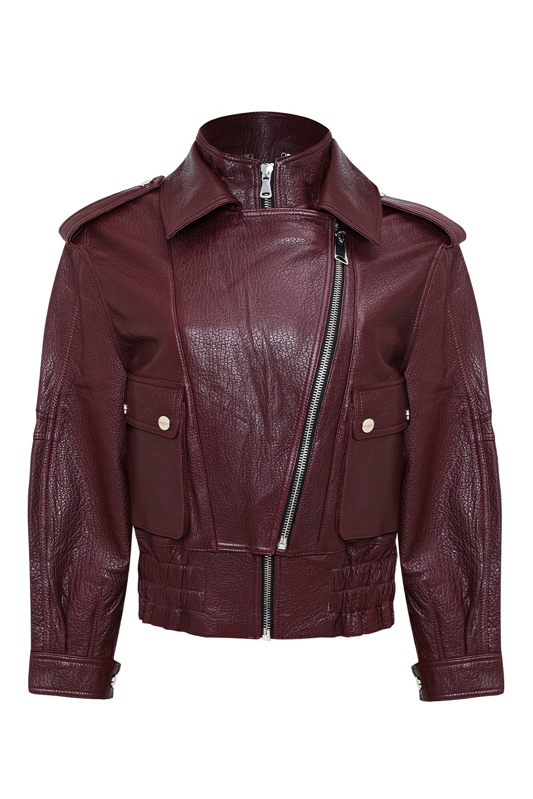 Agata Leather Jacket - Görsel 3